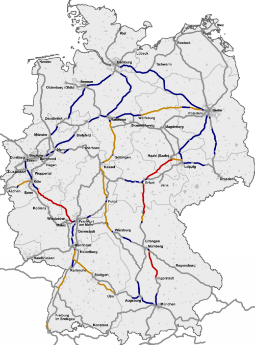 High-speed rail in Germany